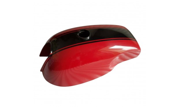 Triumph Norton Lyta Ajs Custom Cafe Racer Petrol Fuel Tank Cherry&Black|Fit For