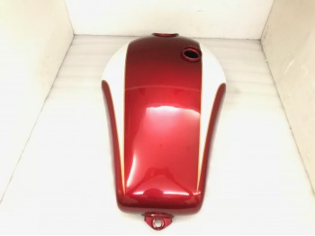 TRIUMPH T160 CHERRY AND WHITE PAINTED GAS FUEL TANK |Fit For