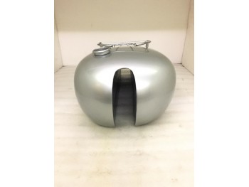 TRIUMPH T100 SILVER PETROL TANK WITH TOP GRILL |Fit For