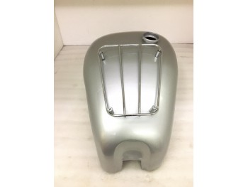 TRIUMPH T100 SILVER PETROL TANK WITH TOP GRILL |Fit For