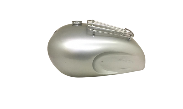 TRIUMPH T100 SILVER PETROL TANK WITH TOP GRILL |Fit For