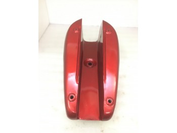 TRIUMPH T140 CHERRY & SILVER PAINTED STEEL FUEL PETROL TANK |Fit For