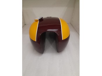 TRIUMPH T140 BROWN & YELLOW PAINTED OIF FUEL TANK - |Fit For