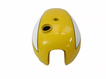 TRIUMPH T140 YELLOW AND WHITE PAINTED PETOL TANK |Fit For