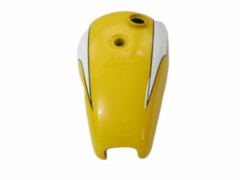 TRIUMPH T140 YELLOW AND WHITE PAINTED PETOL TANK |Fit For