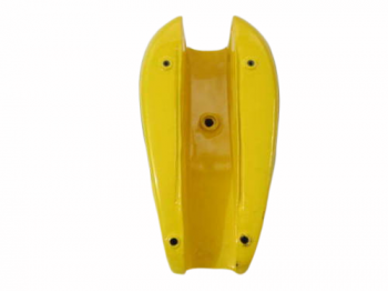 TRIUMPH T140 YELLOW AND WHITE PAINTED PETOL TANK |Fit For