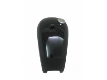 TRIUMPH T140 ALL BLACK PAINTED STEEL PETROL FUEL TANK |Fit For