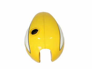 TRIUMPH T120 YELLOW AND WHITE PAINTED PETROL TANK |Fit For