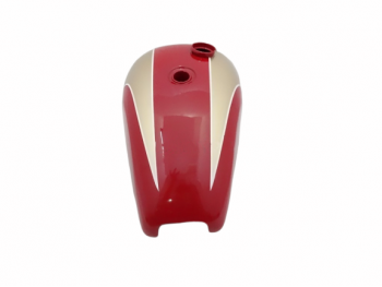 TRIUMPH T140 RED & GOLDEN PAINTED OIF FUEL TANK |Fit For