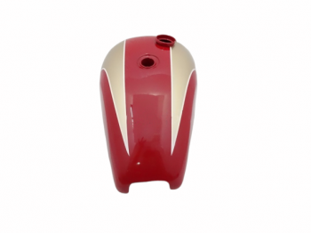 TRIUMPH T140 RED & GOLDEN PAINTED OIF ALUMINUM FUEL PETROL TANK Fit For