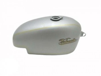 Velocette Thruxton Silver Painted Golden Lining Petrol Tank|Fit For