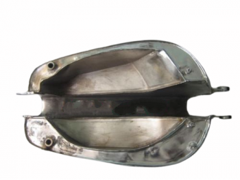 VELOCETTE VENOM CHROME PLATED FUEL PETROL TANK WITH SIDE BADGES MOUNT |Fit For