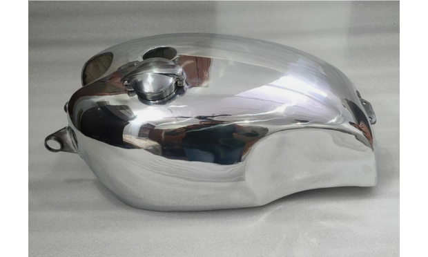 Fit For Vincent HRD Alloy Aluminum Polished Petrol Tank + Knee Cushions Ident