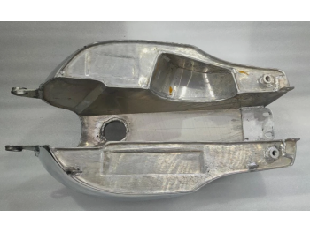 Fit For Vincent HRD Alloy Aluminum Polished Petrol Tank + Knee Cushions Ident