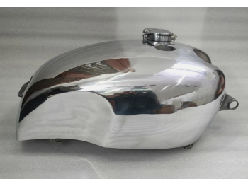 Fit For Vincent HRD Alloy Aluminum Polished Petrol Tank + Knee Cushions Ident