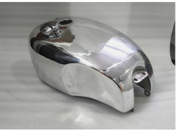 Fit For Vincent HRD Alloy Aluminum Polished Petrol Tank + Knee Cushions Ident
