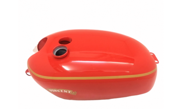 VINCENT HRD RED PAINTED ALUMINIUM GAS FUEL PETROL TANK |Fit For