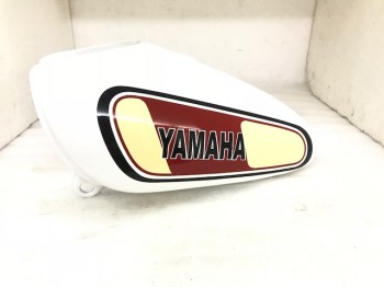 YAMAHA XT TT 500 WHITE PAINTED STEEL PETROL TANK 1N5,1977 MODEL |Fit For
