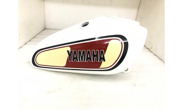 YAMAHA XT TT 500 WHITE PAINTED STEEL PETROL TANK 1N5,1977 MODEL |Fit For