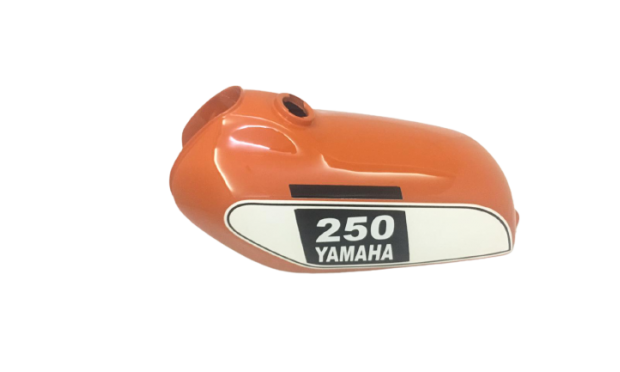 YAMAHA 250 DT Enduro,Orange Painted Tank 1975 to 1977 |Fit For