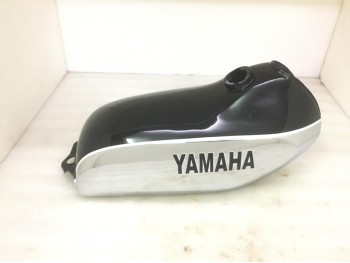 Yamaha DT 250 DT250 Enduro Black & Chrome Painted Tank 1975 to 1977 |Fit For