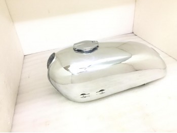 Yamaha RD350 RD 350 Polished Aluminum Tank With Badges Hole 1973-1975 Fit For
