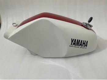 Yamaha Rz350 31k YPVS Red And White Painted Steel Petrol Tank |Fit For