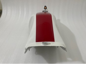 Yamaha Rz350 31k YPVS Red And White Painted Steel Petrol Tank |Fit For