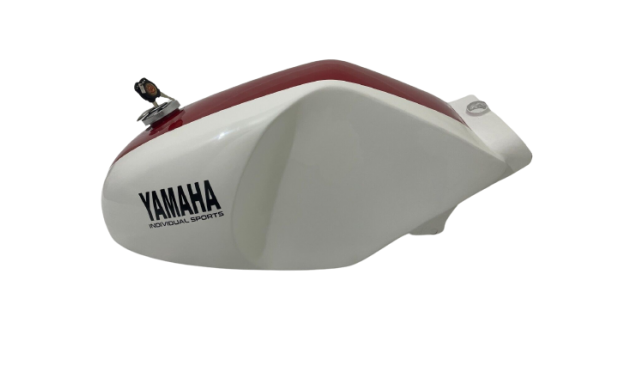 Yamaha Rz350 31k YPVS Red And White Painted Steel Petrol Tank |Fit For