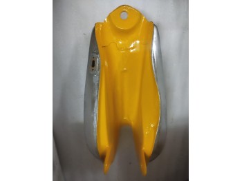 FIT FOR YAMAHA XT TT 500 YELLOW & CHROME STEEL PETROL TANK 1U6,1980 MODEL