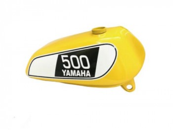 YAMAHA XT TT 500 Yellow Painted Aluminum Fuel Petrol Tank 1U6,1980 (Fit For)