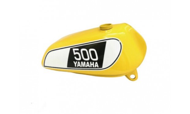 YAMAHA XT TT 500 Yellow Painted Steel Petrol Tank 1U6,1980 Model + Cap |Fit For