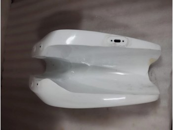 Fit For Yamaha TT250 1980-83 White Steel Petrol Fuel Tank