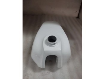 Fit For Yamaha TT250 1980-83 White Steel Petrol Fuel Tank