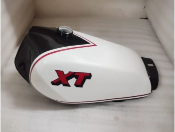 Fit For Yamaha XT 250 3Y3 4Y1 White & Black Petrol tank 1980-1990