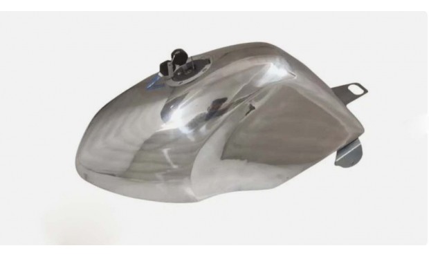 Fit For YAMAHA RD350 LC 1986 to 1995 ALUMINIUM POLISHED Petrol Tank+ Cap 
