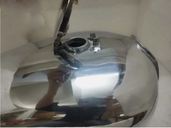 Fit For Yamaha Rd350 Polish Alloy Aluminum Tank 1970