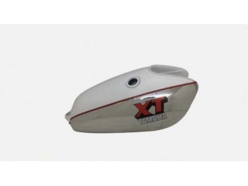 FIT FOR YAMAHA XT TT 500 WHITE PAINTED ALUMINUM PETROL TANK 1N5,1977