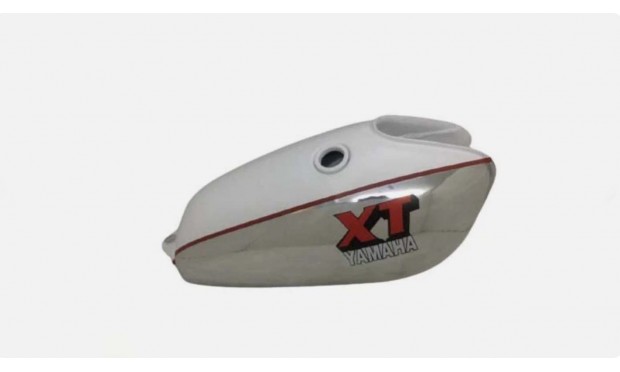 FIT FOR YAMAHA XT TT 500 WHITE PAINTED ALUMINUM PETROL TANK 1N5,1977