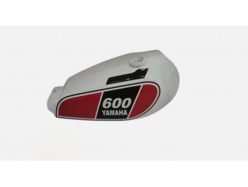 Yamaha Xt 250 3Y3 4Y1 Red & White Painted Tank + 600 Decals 1980-1990