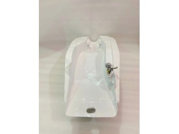 Fit For Yamaha Rz350 31k YPVS Black And White Painted Steel Petrol Tank