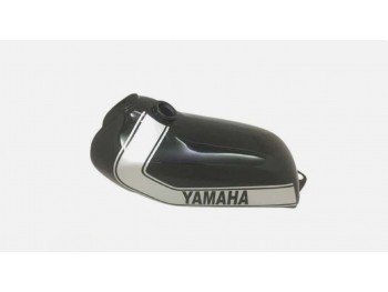 Fit For Yamaha DT 250 DT250 Enduro Black & silver Painted Tank 1975 to 1977