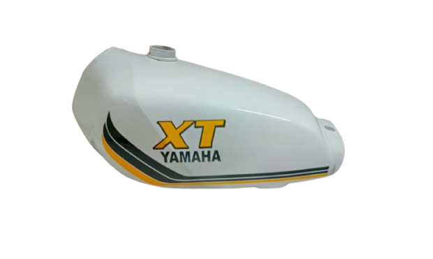 Fit For Yamaha XT 250 3Y3 4Y1 White Petrol tank 1980-1990