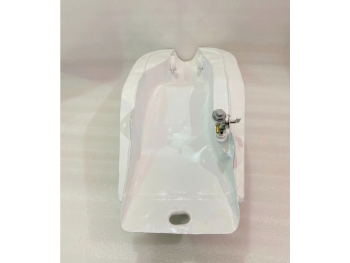 Fit For Yamaha Rz350 31k YPVS Black And White Painted Steel Petrol Tank