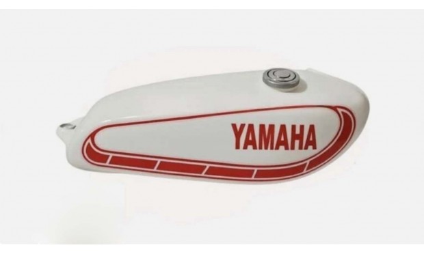 Fit For Yamaha Yz125 Yz 125 Red & White Painted Aluminum Petrol 1976 Tank