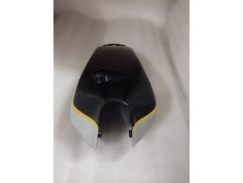 Fit For Yamaha Xt 250 3Y3 4Y1 Black & Silver Painted Petrol Tank 1980-1990