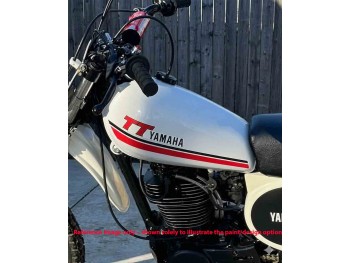 Fit For Yamaha XT TT500 White Painted Steel Fuel Tank 1980 Model + Cap