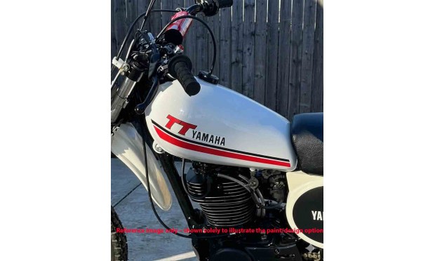 Fit For Yamaha XT TT500 White Painted Steel Fuel Tank 1980 Model + Cap