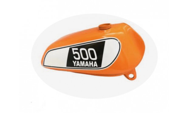 Yamaha XT TT 500 Orange Painted Steel Petrol Tank 1U6,1980 Model + Cap |Fit For