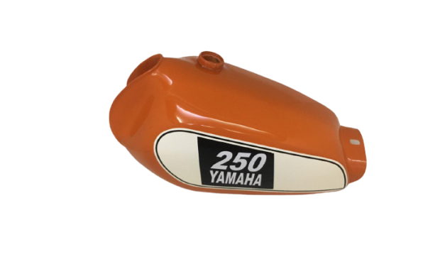 YAMAHA XT 250 3Y3 4Y1 Orange Painted petrol tank 1980-1990 |Fit For